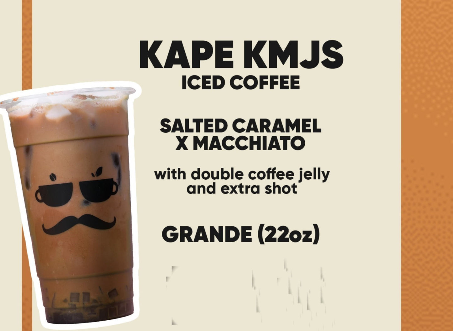 Iced Coffee Salted Caramel x Macchiato Grande (22oz) Kape KMJS - Big Brew