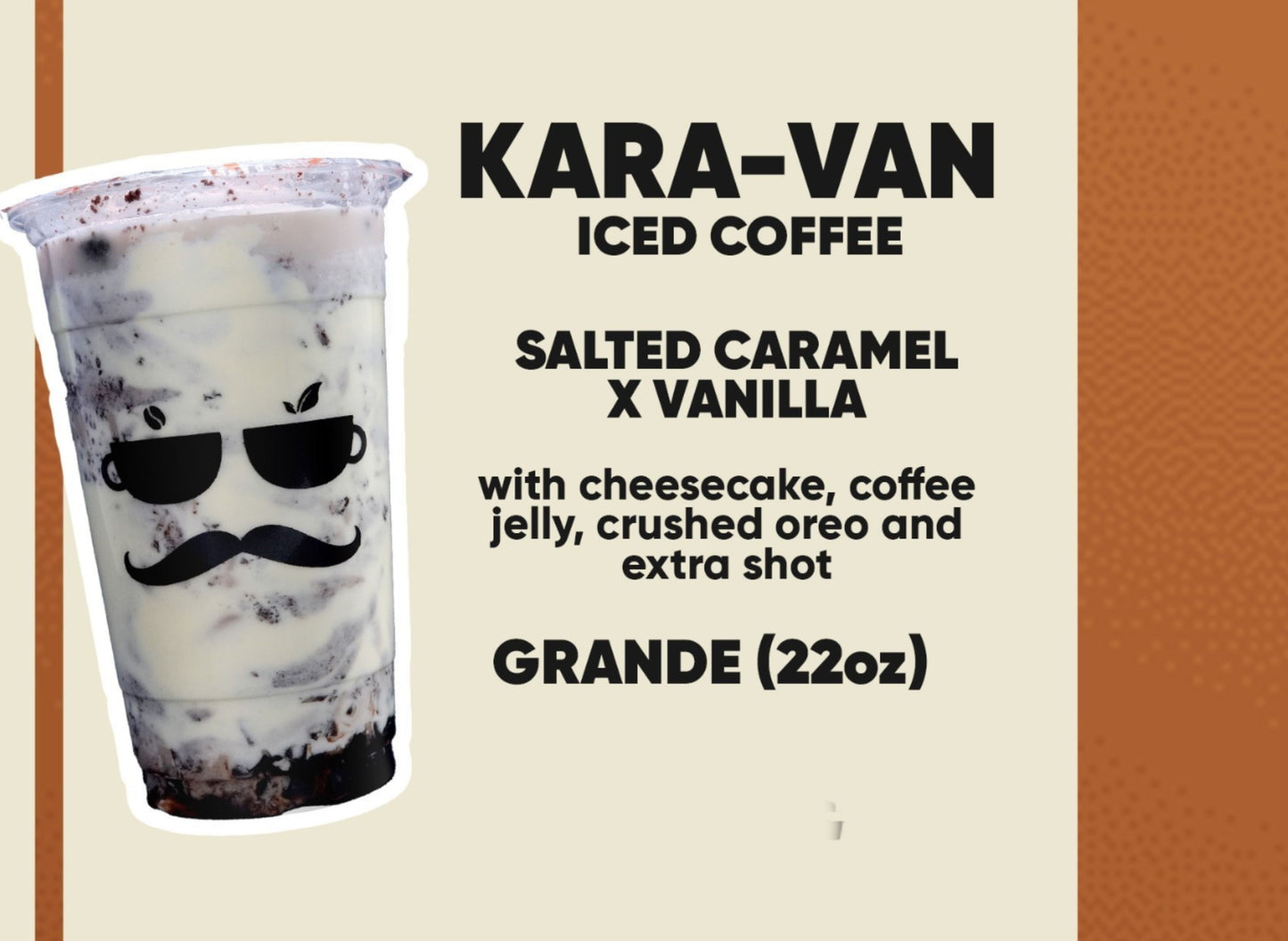 Iced Coffee Salted Caramel x Vanilla Kara - Van Grande (22oz) - Big Brew