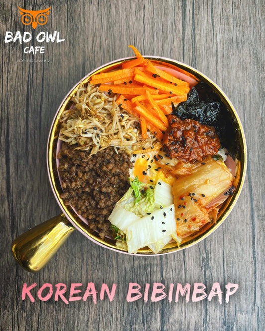 Korean Bibimbap Rice Meals - Bad Owl Cafe