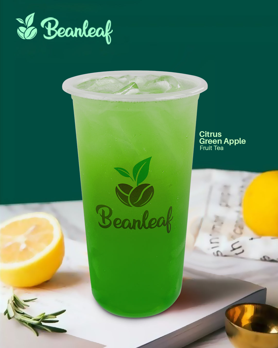 Medium Citrus Green Apple Fruit Tea - Beanleaf