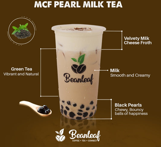 Large MCF Pearl Milk Tea Cheese Froth - Beanleaf