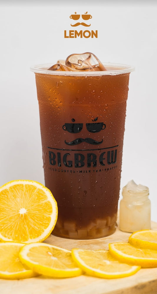 Lemon w/ Crystals Grande 22oz Fruit Tea - Big Brew