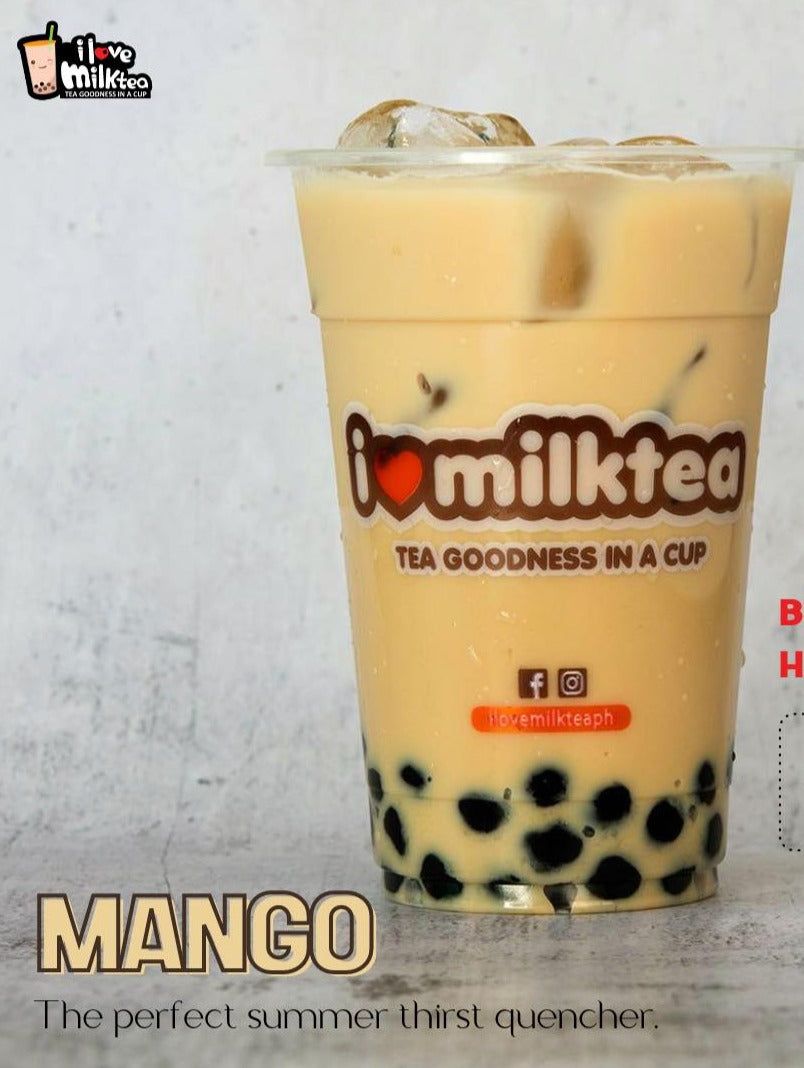 Mango Large Milk Tea - I Love Milktea