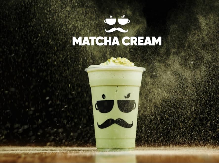 Cream-Based Matcha Cream w/ Whipped Cream Grande 22oz Praf - Big Brew