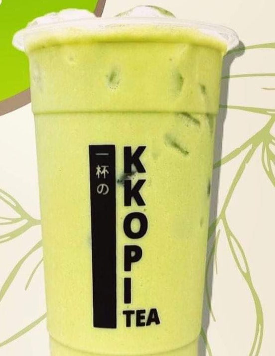 Matcha Iced Latte Solo 16oz - Kkopi Tea