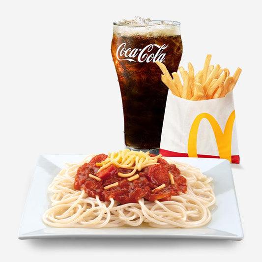 McSpaghetti with Regular Fries & Drinks - Mcdonald's