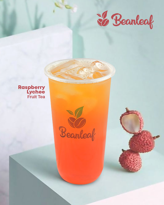 Large Raspberry Lychee Fruit Tea - Beanleaf