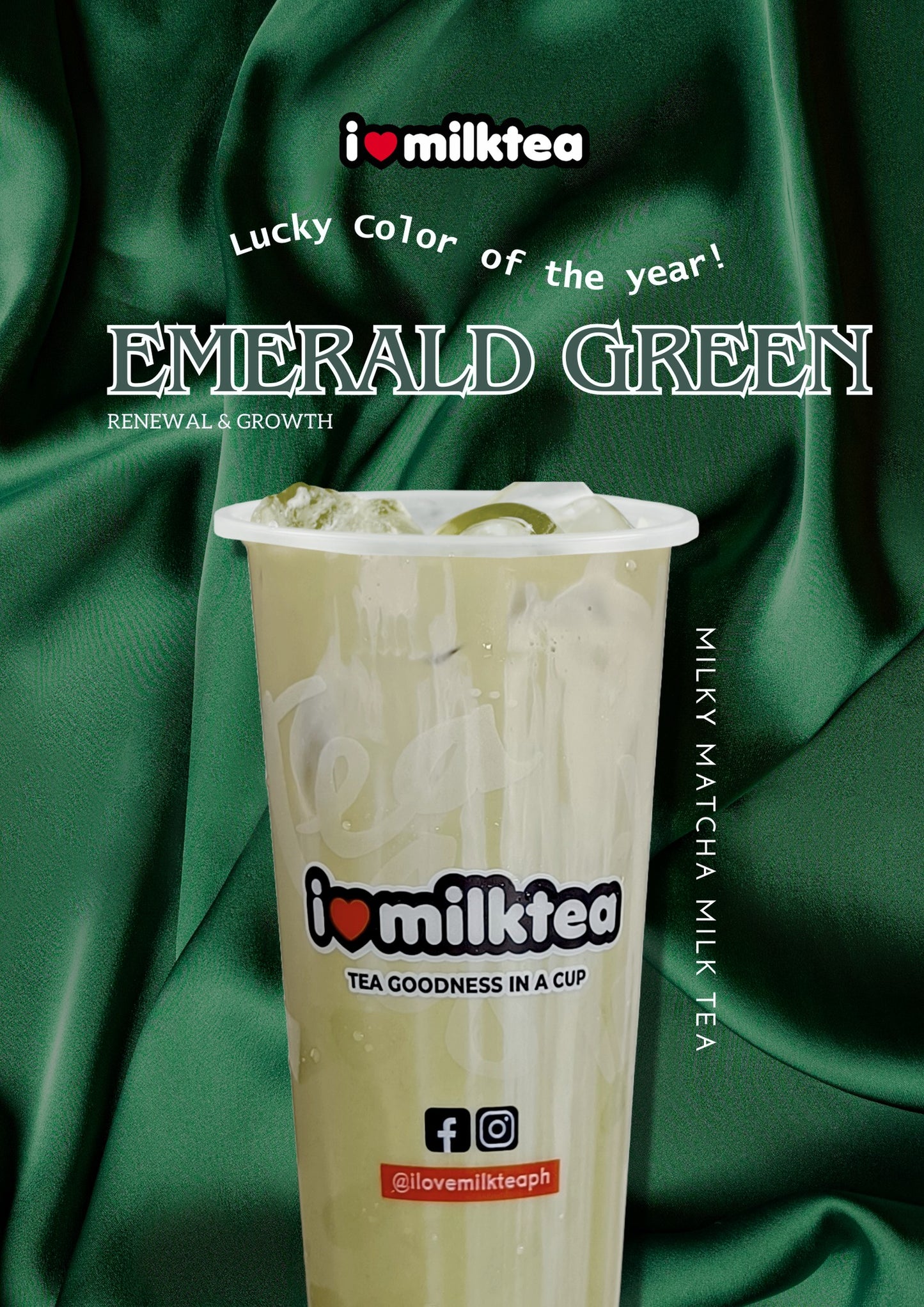 Milky Matcha Large Milk Tea - I Love Milktea