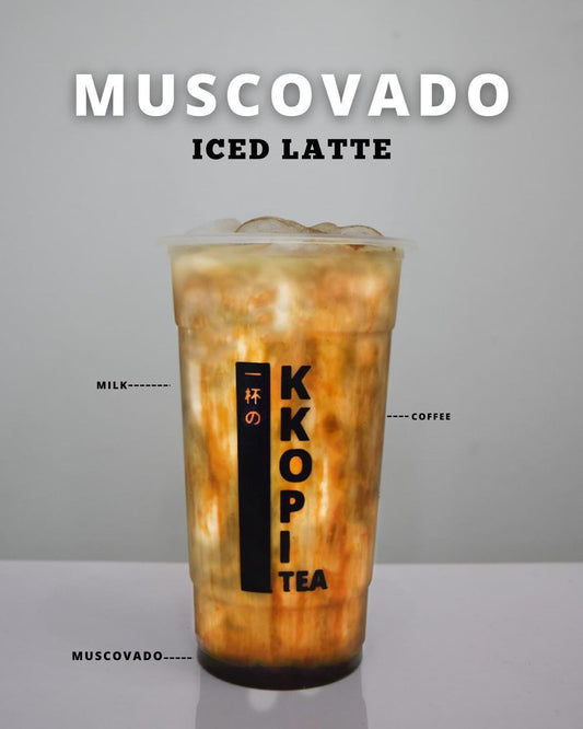 Muscovado Iced Latte Jumbo 22oz - Kkopi Tea