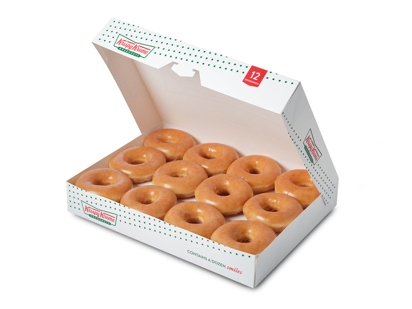 One Dozen Original Glazed Doughnuts - Krispy Kreme