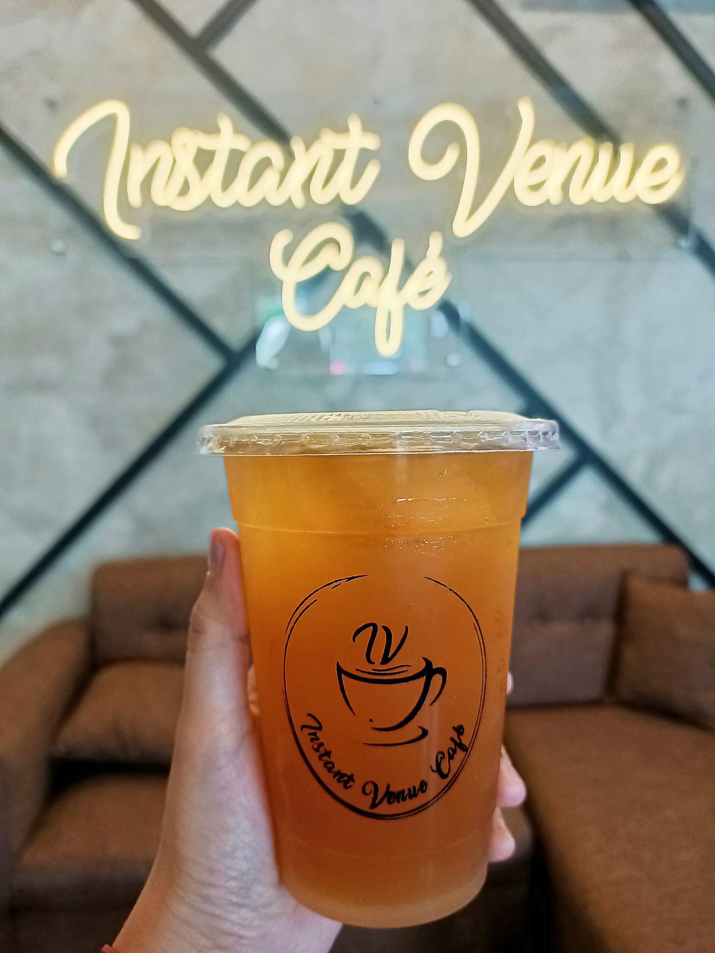 Passion Fruit Iced Tea - Instant Venue Cafe