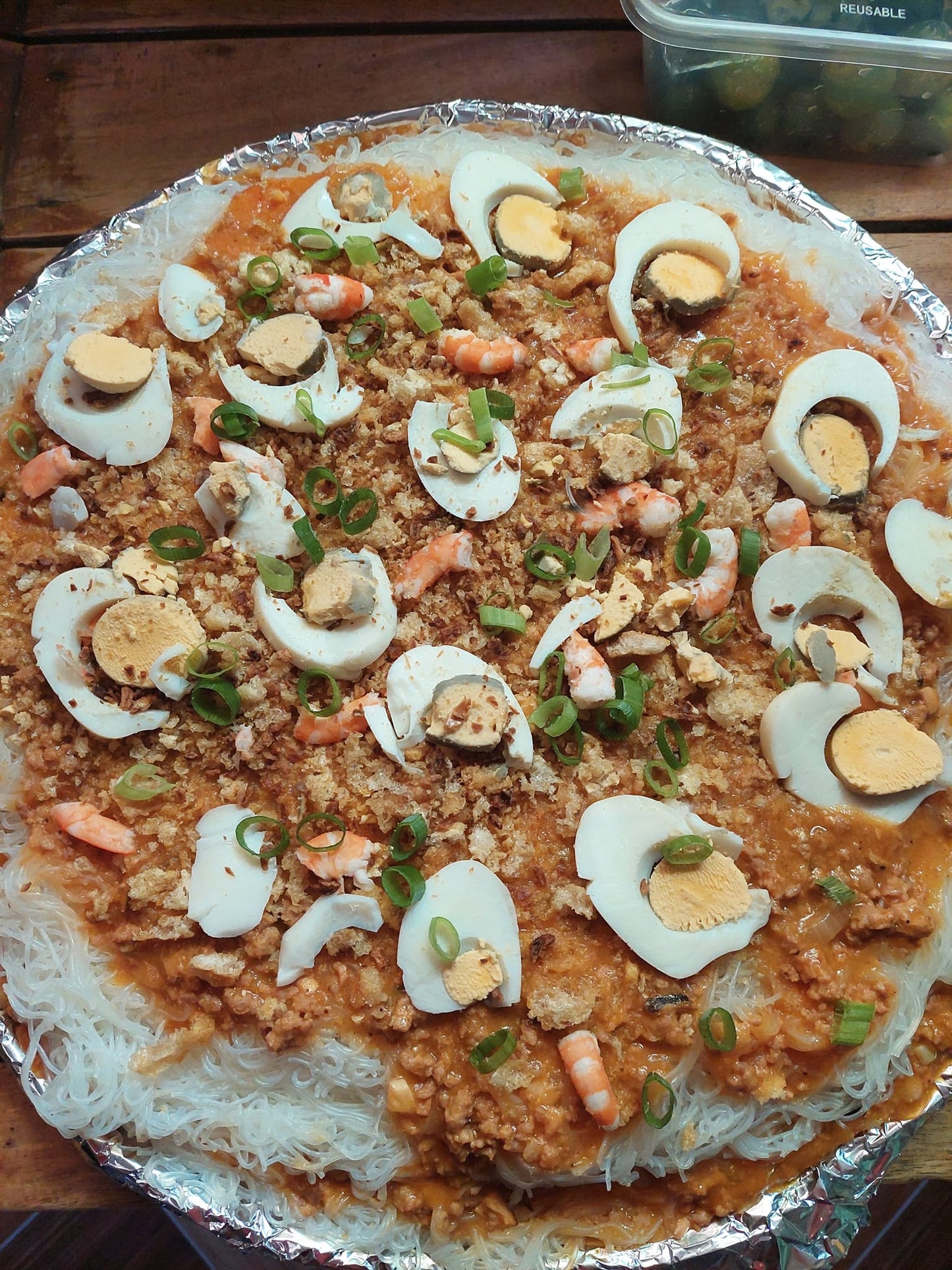 Solo Order Pancit Palabok Small Bilao - Mitch's Desserts