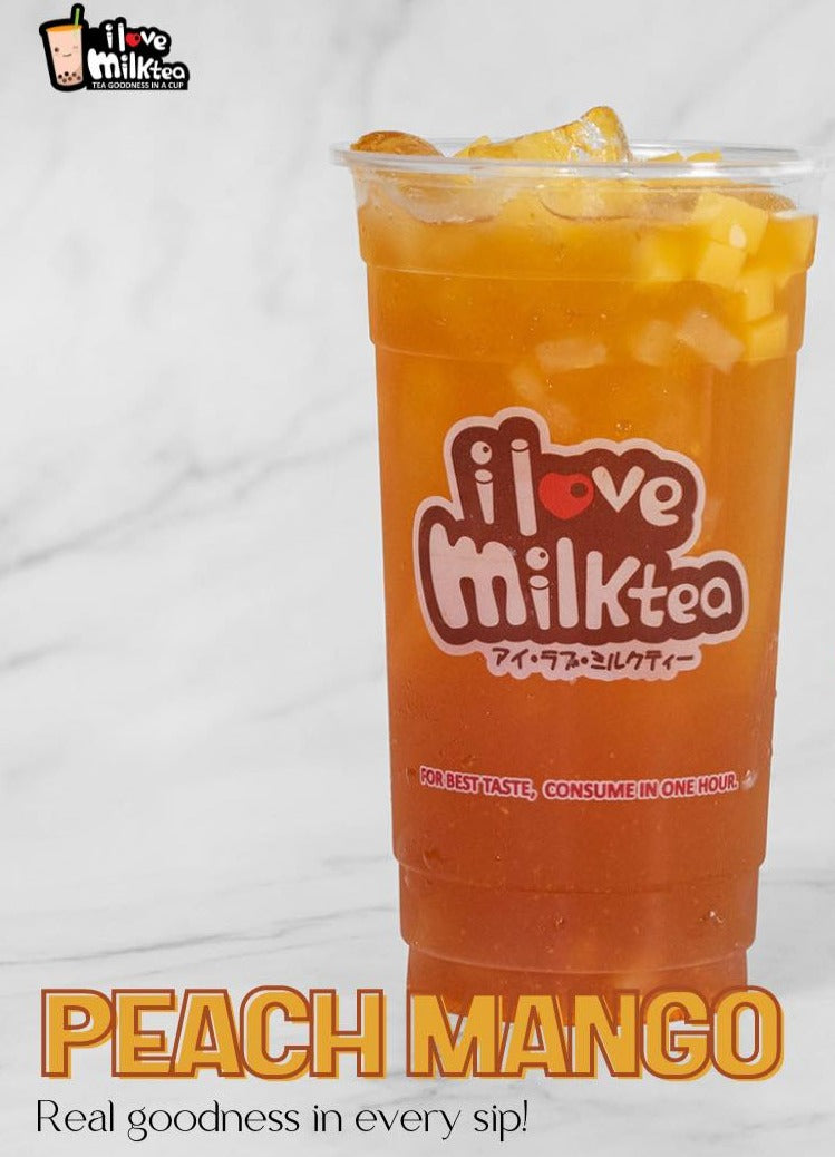 Peach Mango Large Fruit Tea - I Love Milktea