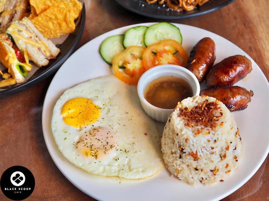 Pork Longganisa Rice Meal - Black Scoop Dagupan