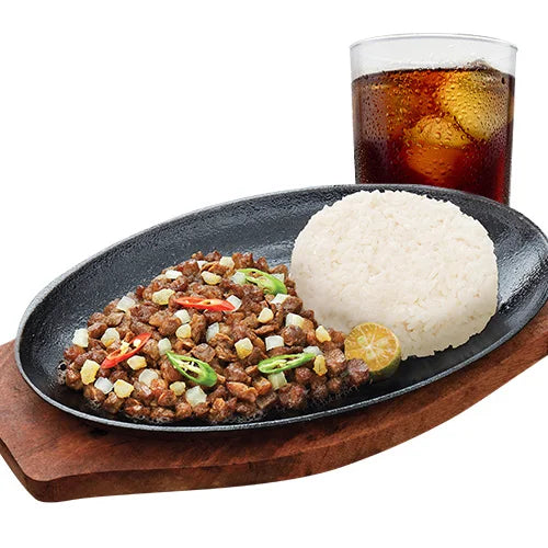 Pork Sisig with Drink  Ihaw Sarap Savers - Mang Inasal