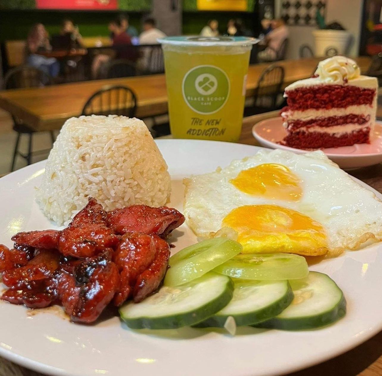 Pork Tocino Rice Meal - Black Scoop Dagupan