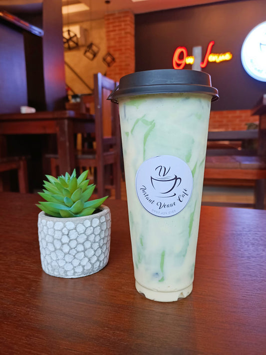 Matcha 22 oz Premium Milk Tea - Instant Venue Cafe