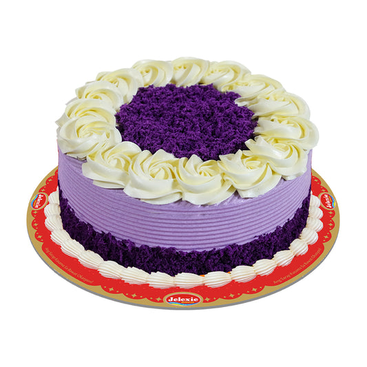 Premium Ube Cake (8Round) - Jelexie Bakeshop