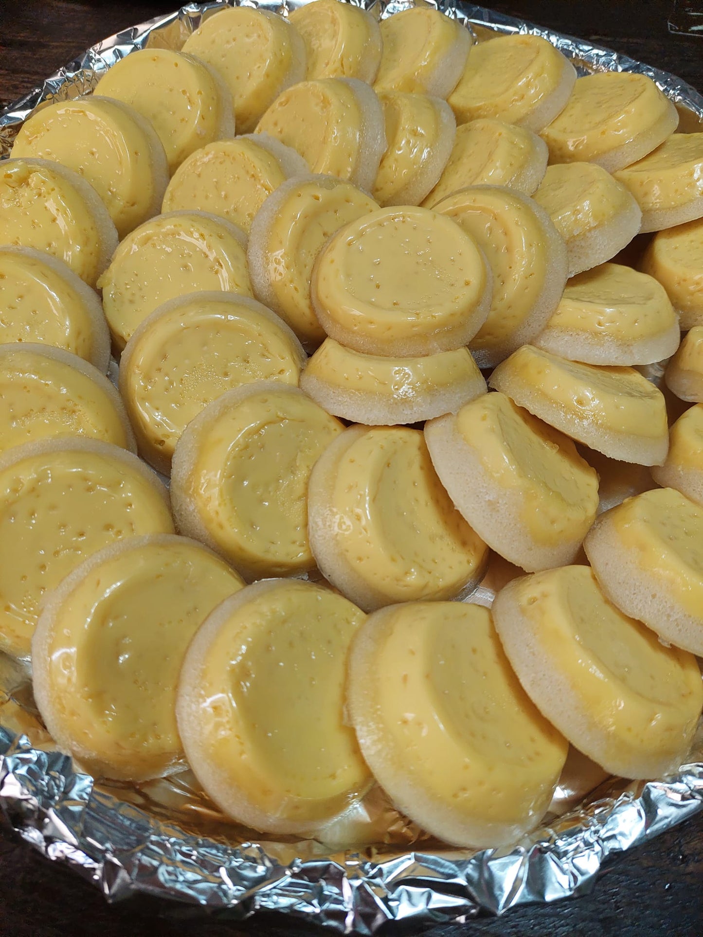 Puto Flan Medium Kakanin in Bilao (60pcs) - Mitch's Desserts