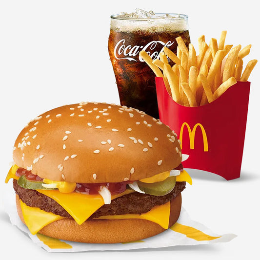 Quarter Pounder w/ Cheese & Medium Fries and Drinks Meal - Mcdonald's