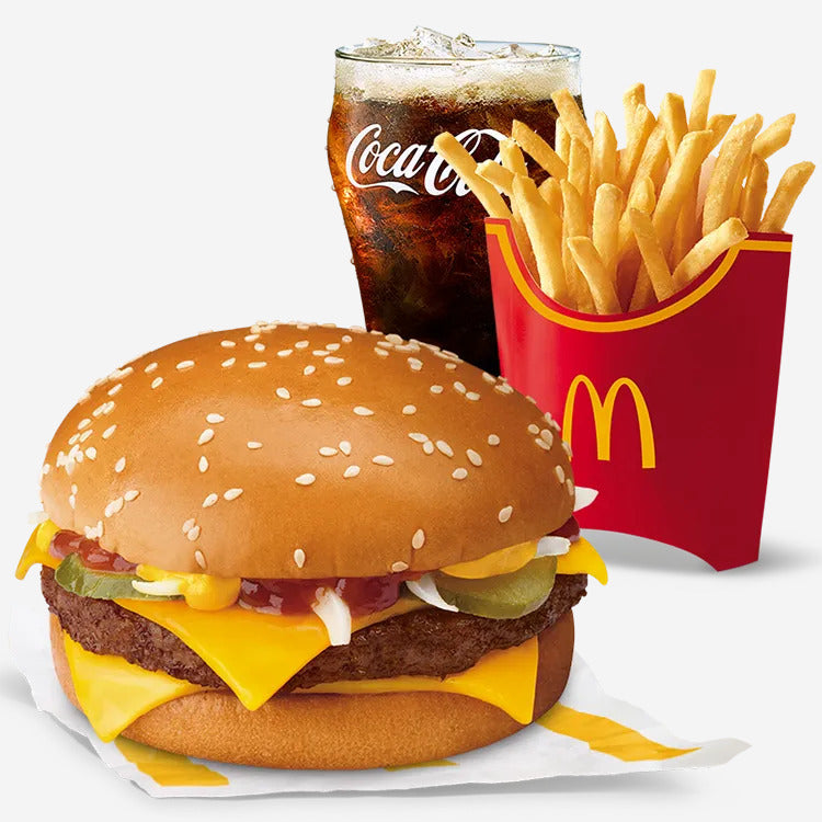 Quarter Pounder w/ Cheese & Large Fries and Drinks Meal - Mcdonalds