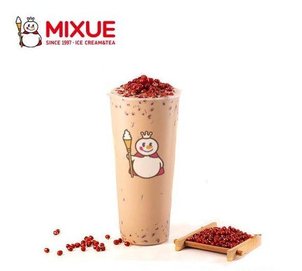 Red Bean Milk Tea Large - Mixue