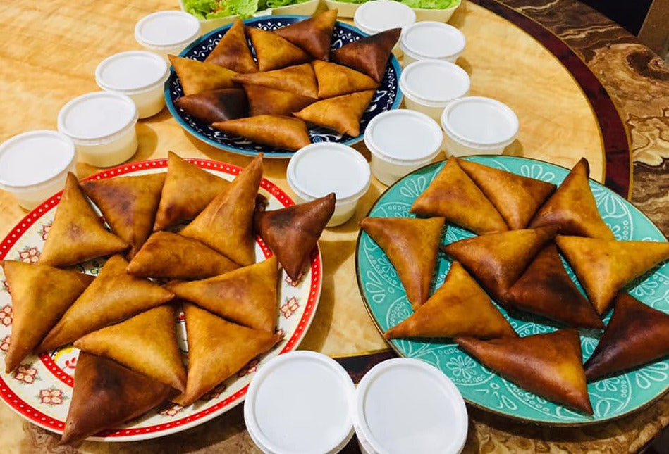 Vegetables Samosa Garlic - Chef Boy Biryani