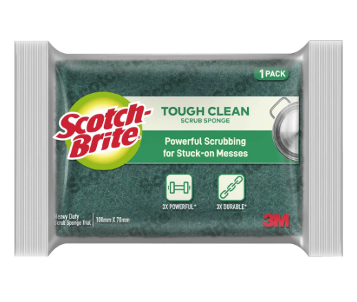 Scotch Brite Scrub Sponge Mini 8packs 12pcs x 1 sheet - JuanMart