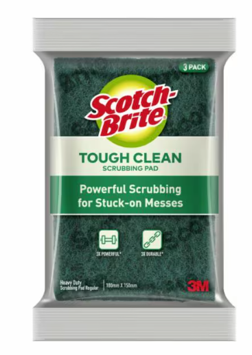 Scotch Brite Scrub Pad Regular 20packs x 12pcs x 1 sheet - JuanMart