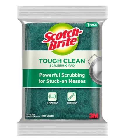 Scotch Brite Scrub Pad Trial 1 sheet - JuanMart