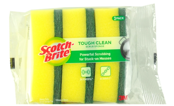 Scotch Brite Scrub Sponge Trial 3 sheets Promo - JuanMart