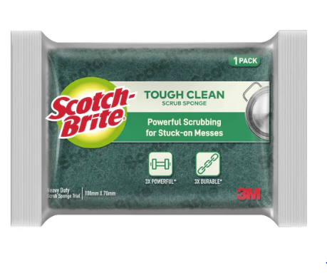 Scotch Brite Scrub Sponge Trial 1 sheet - JuanMart