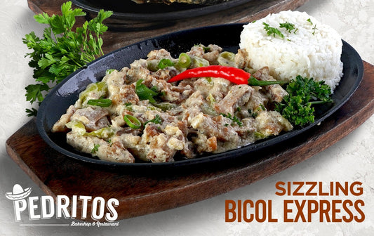 Sizzling Bicol Express w/ Rice - Los Pedritos