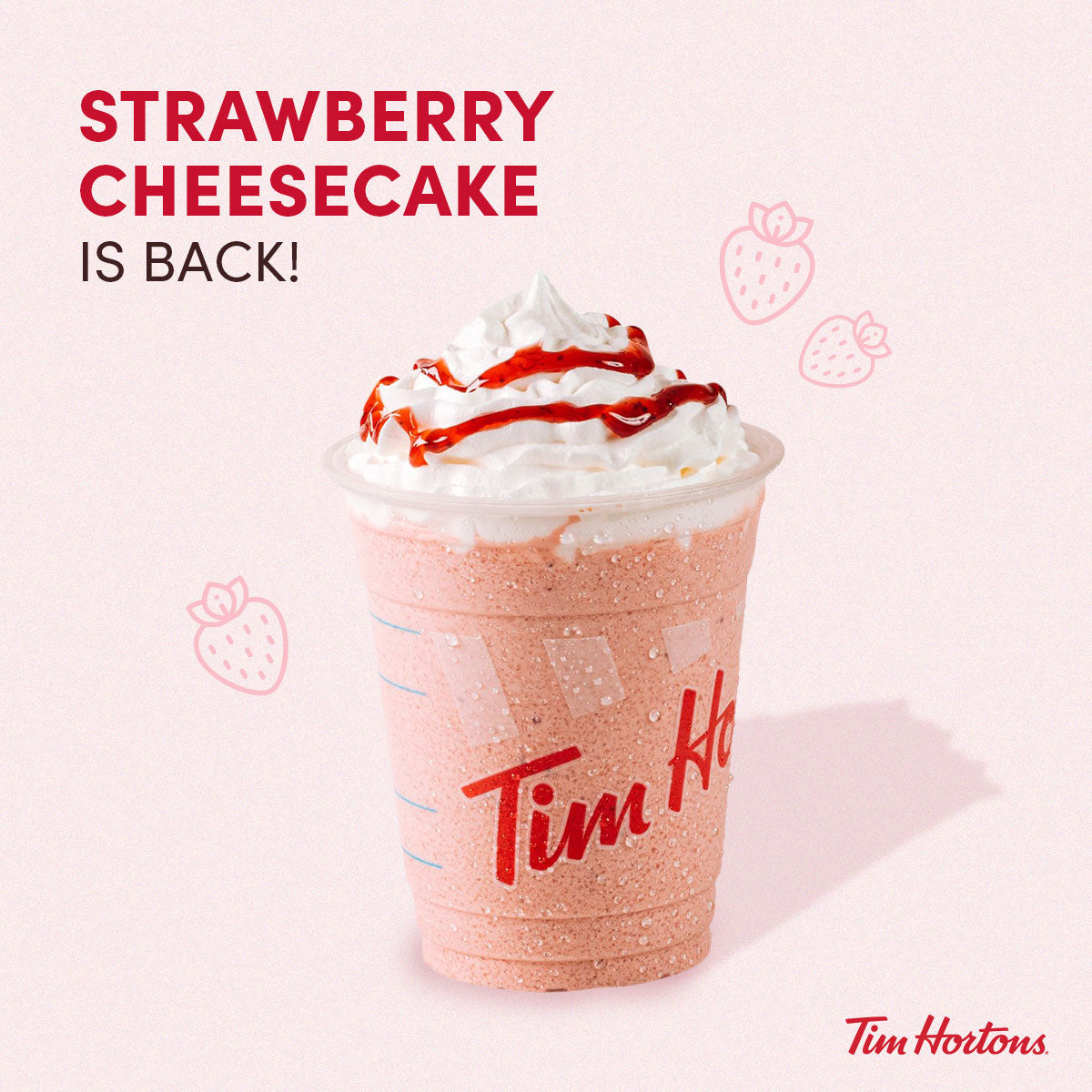 Strawberry Cheesecake Medium - Tim Hortons