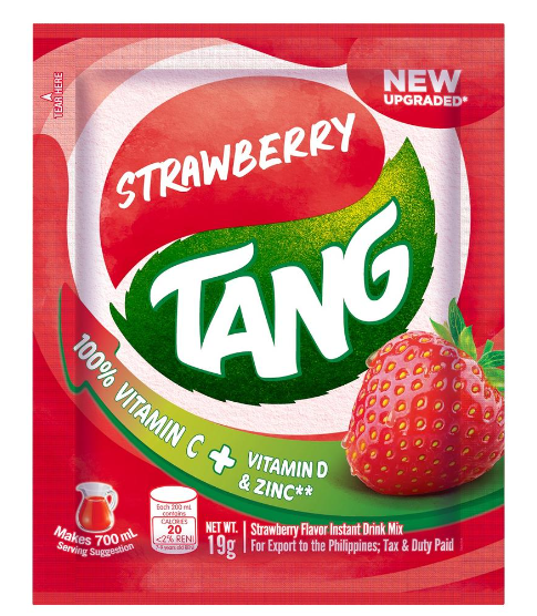 Tang Powder Juice Strawberry 144pcs x 19g - JuanMart