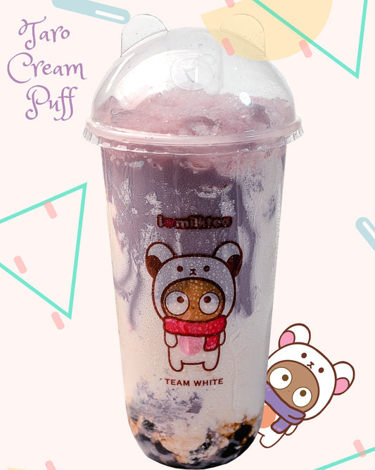 Taro Large Cream Puff - I Love Milktea