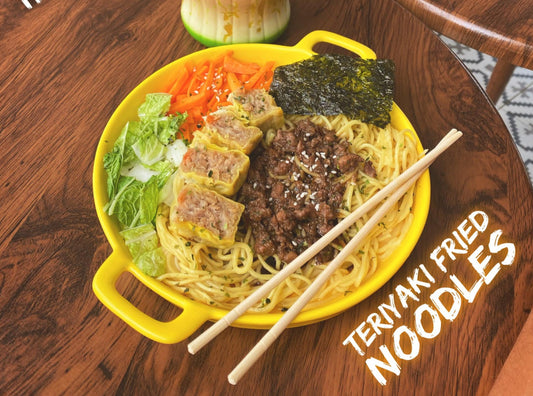 Teriyaki Fried Noodles International Favourite - Bad Owl Cafe