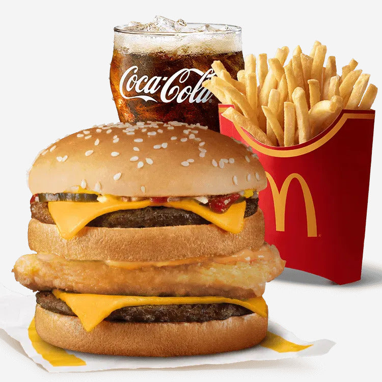 The BCB Meal with Large Fries & Drinks - Mcdonald's