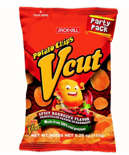 V-Cut Spicy Barbeque 155g - JuanMart