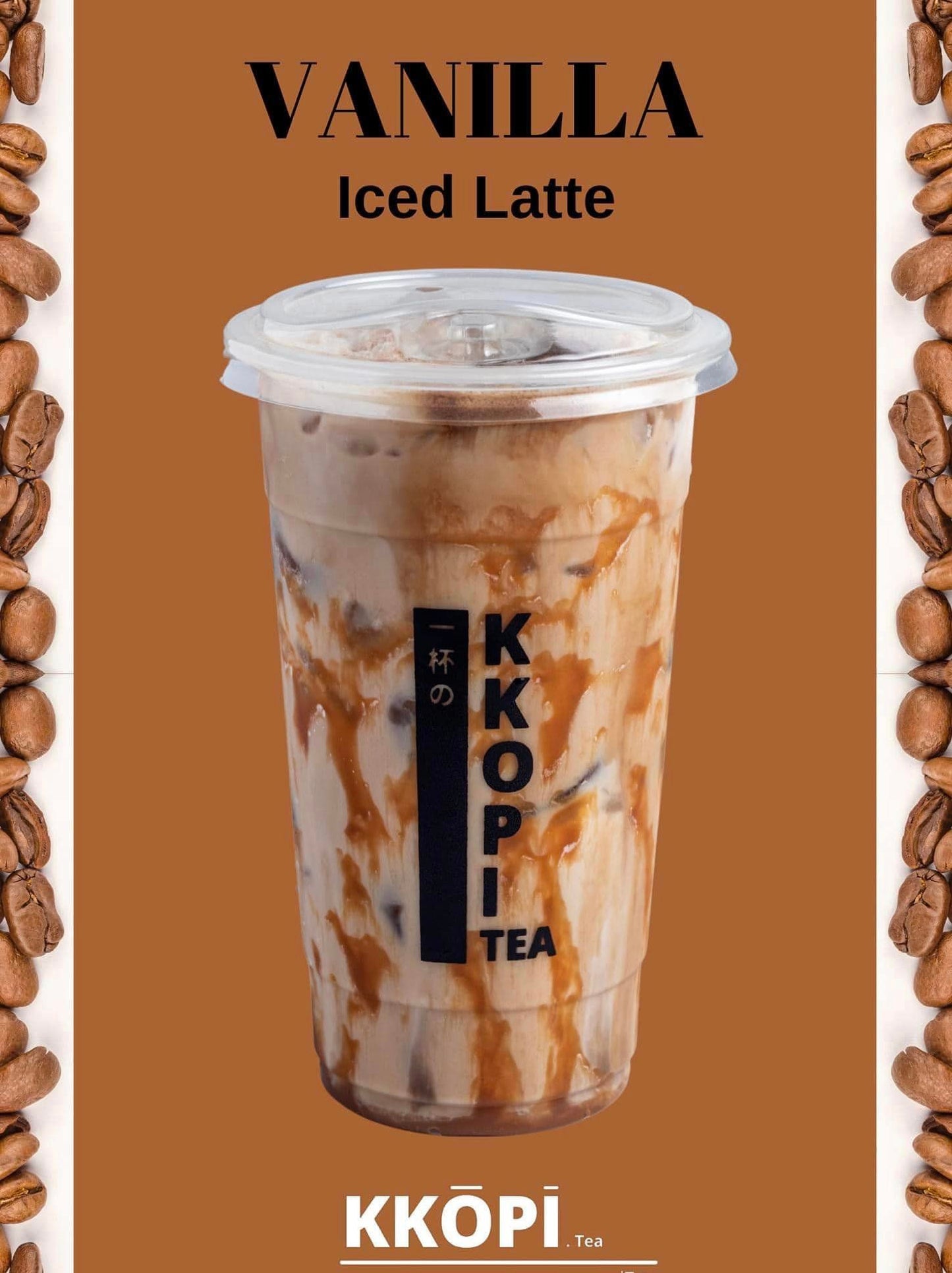 Vanilla Iced Latte Solo 16oz - Kkopi Tea