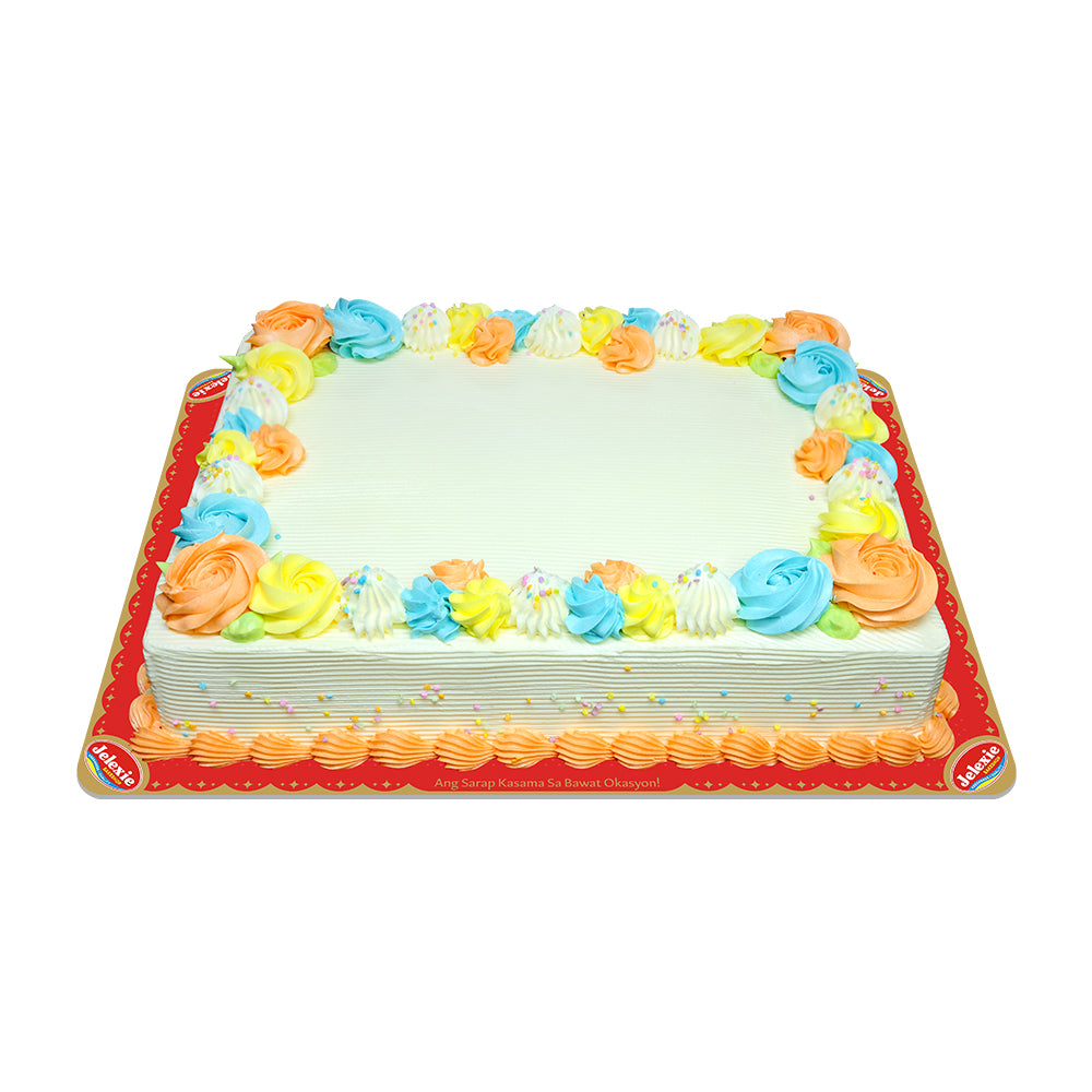 Vanilla Party Cake (12x16) - Jelexie Bakeshop