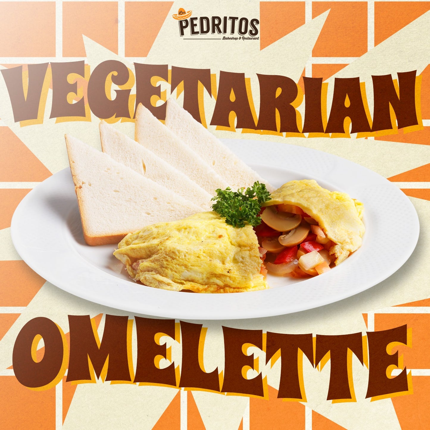 Vegetarian Omelette - Los Pedritos