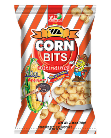 WL Corn Bits BBQ Special 10pcs x 70g - JuanMart