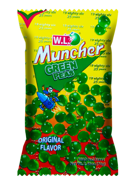 WL Muncher Original Peas 10pcs x 70g - JuanMart