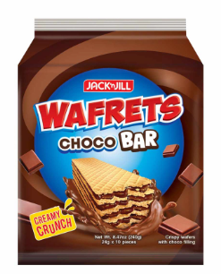 Wafrets Bar Choco 24packs x 10pcs x 24g - JuanMart