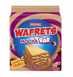 Wafrets Bar Mocha 24packs x 10pcs x 24g - JuanMart