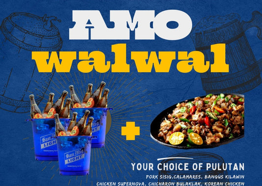 Walwal Inuman Promo 3-pcs. Beer Buckets - Amo Beach Restobar