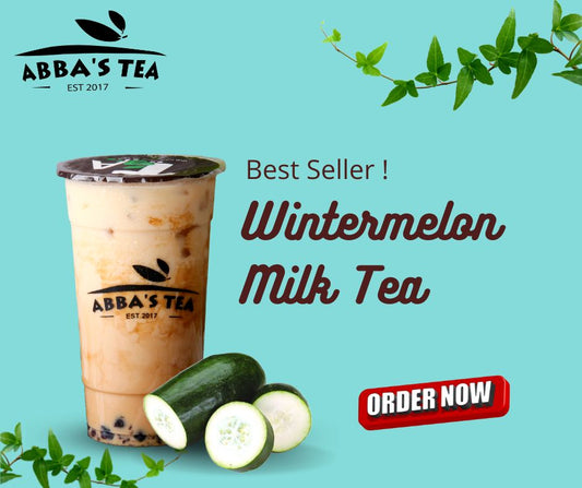 Okinawa w/ free Sinker Large Flavored Milktea - Abba's Tea