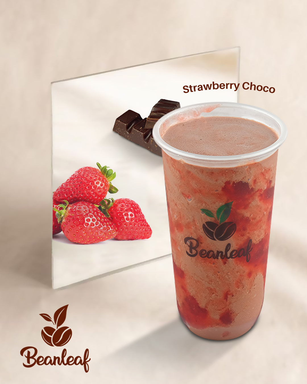 Medium Strawberry Chocolate  Series - Beanleaf