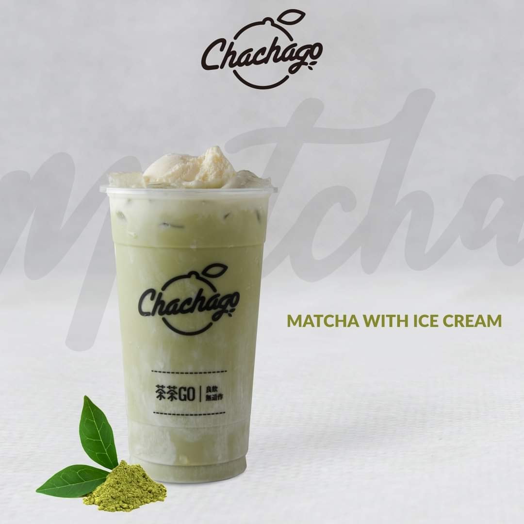 Matcha with Ice Cream Large - Chachago